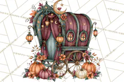 Vintage Halloween Places PNG, Halloween Magic Clipart Product Image 3