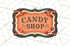 Vintage Halloween Signs PNG, Vintage Halloween Magic Clipart Product Image 3