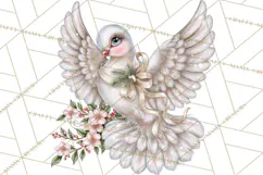 Christian Christmas Angel Clipart PNG Product Image 3