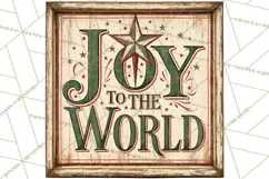 Christian Farmhouse Christmas Signs PNG Product Image 3