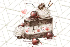 Haunted Patisserie PNG Clipart, Elegant Halloween Desserts Product Image 2
