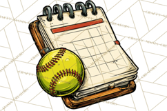Softball Mom PNG, Softball Clipart, Softball Mama Designs Product Image 2