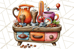 North Pole Coffee Christmas Cafe PNG Clipart Product Image 3