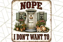 Rustic Sarcastic Quotes PNG | Vintage Funny Signs Clipart Product Image 3