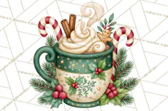 Whimsical Christmas Girls PNG Clipart, Holiday Characters Product Image 3