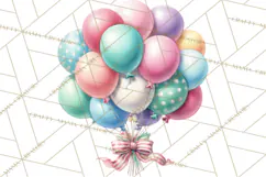 Cute Birthday Party Clipart PNG | Birthday Cake Graphics Product Image 3