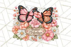 Friendship Butterfly Clipart PNG | Inspirational Quotes Product Image 5