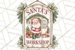 Santa Christmas Signs | Santa Png | Kris Kringle Quotes Product Image 4