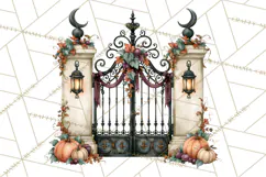 Vintage Halloween Places PNG, Halloween Magic Clipart Product Image 4