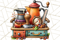 North Pole Coffee Christmas Cafe PNG Clipart Product Image 4