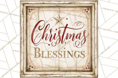 Christian Farmhouse Christmas Signs PNG Product Image 4