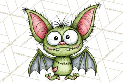 Zombie Hollow Cute Zombie Halloween Clipart PNG Product Image 4