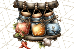 Western Cowboy Kitchen Decor Clipart, Rustic Ranch Png Product Image 3