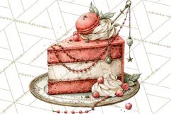 Haunted Patisserie PNG Clipart, Elegant Halloween Desserts Product Image 3