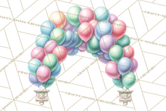 Cute Birthday Party Clipart PNG | Birthday Cake Graphics Product Image 4