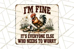 Rustic Sarcastic Quotes PNG | Vintage Funny Signs Clipart Product Image 5