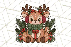 Cozy Christmas Clipart PNG, Cute Holiday Christmas Designs Product Image 2
