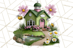 Whimsical Country Club Golf Clipart Argyle PNG Product Image 4