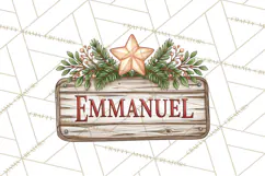 Religious Christmas Sign Clipart PNG | Nativity Designs Product Image 5
