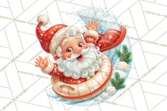 Let It Snow Christmas Winter Clipart PNG Product Image 5