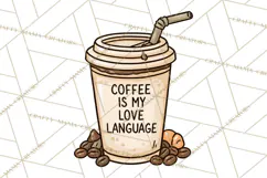 Sarcastic Coffee Clipart, Funny Coffee PNG Product Image 5