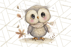 Whimsical Watercolor Woodland Animal Clipart PNG Product Image 4