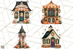 Vintage Halloween Places PNG, Halloween Magic Clipart Product Image 1
