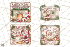 Santa Christmas Signs | Santa Png | Kris Kringle Quotes Product Image 1
