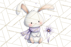 Whimsical Watercolor Woodland Animal Clipart PNG Product Image 5