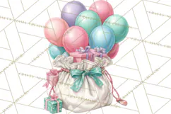 Cute Birthday Party Clipart PNG | Birthday Cake Graphics Product Image 5