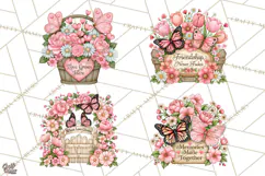 Friendship Butterfly Clipart PNG | Inspirational Quotes Product Image 1
