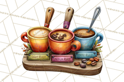 North Pole Coffee Christmas Cafe PNG Clipart Product Image 2