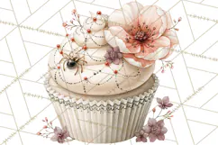 Haunted Patisserie PNG Clipart, Elegant Halloween Desserts Product Image 2
