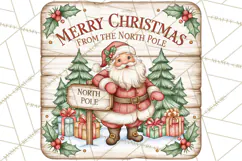 Santa Christmas Signs | Santa Png | Kris Kringle Quotes Product Image 2