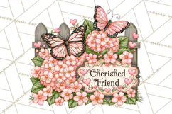 Friendship Butterfly Clipart PNG | Inspirational Quotes Product Image 2