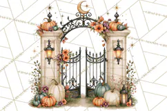 Vintage Halloween Places PNG, Halloween Magic Clipart Product Image 2