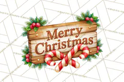 Candy Cane Lane Vintage Christmas Quote Signs Product Image 2