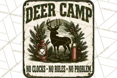 Vintage Man Cave Funny Clipart, Beer Png, Hunting, Bar Sign Product Image 2