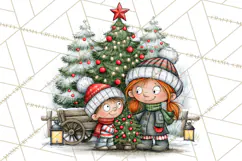 Hollyberry Hollow Christmas Village PNG Clipart Product Image 2