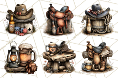 Old Saloon Western Alcohol Clipart PNG Product Image 2