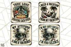 Dark Humor Vintage Metal Signs Clipart Product Image 1