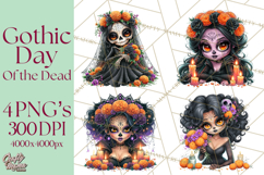 Day Of The Dead Gothic PNG Clipart Product Image 1