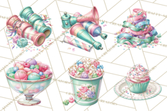 Cute Birthday Party Clipart PNG | Birthday Cake Graphics Product Image 4