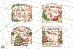 Santa Christmas Signs | Santa Png | Kris Kringle Quotes Product Image 1