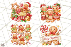 Gingerbread Jamboree Christmas Clipart Product Image 1