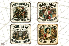 Dark Humor Vintage Metal Signs Clipart Product Image 1