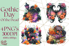 Day Of The Dead Gothic PNG Clipart Product Image 1