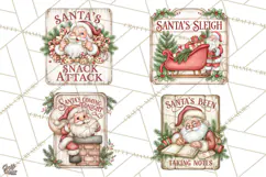 Santa Christmas Signs | Santa Png | Kris Kringle Quotes Product Image 1