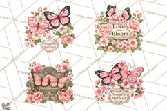 Friendship Butterfly Clipart PNG | Inspirational Quotes Product Image 1