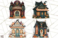 Vintage Halloween Places PNG, Halloween Magic Clipart Product Image 1